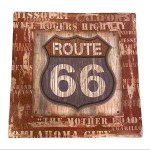 Western Route 66 Wall Decor